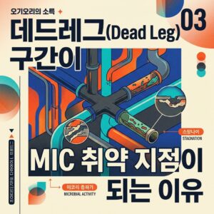 데드레그(Dead Leg) 구간이 MIC 취약 지점이 되는 이유