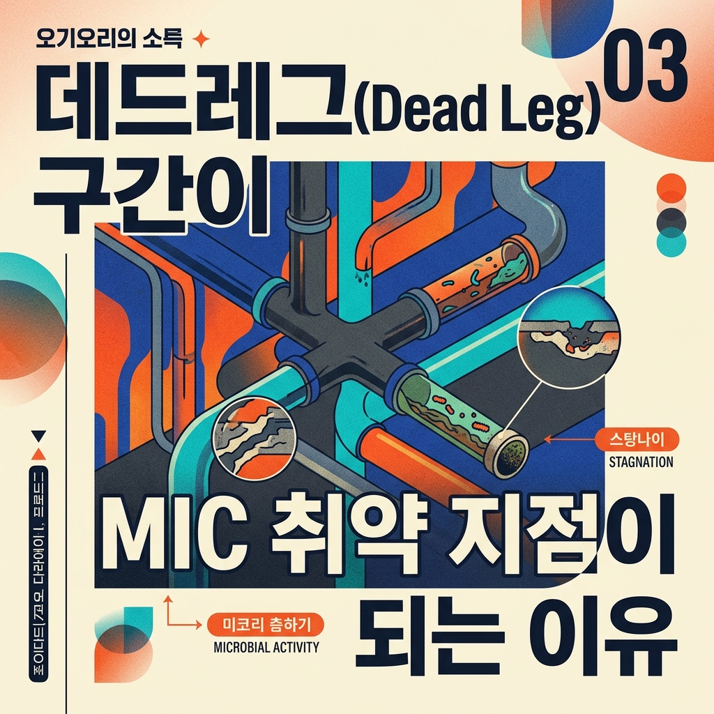 데드레그(Dead Leg) 구간이 MIC 취약 지점이 되는 이유