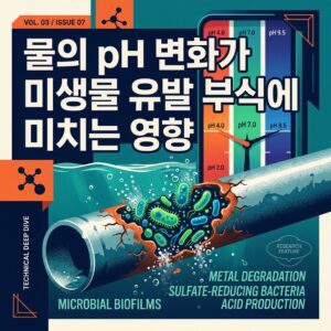 물의 pH 변화가 미생물 유발 부식에 미치는 영향