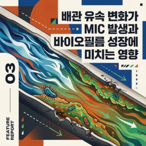 배관 유속 변화가 MIC 발생과 바이오필름 성장에 미치는 영향