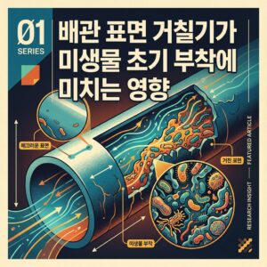 배관 표면 거칠기가 미생물 초기 부착에 미치는 영향