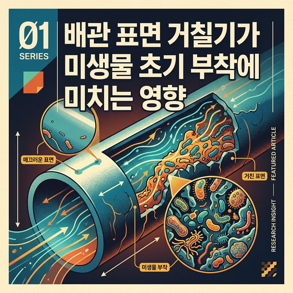 배관 표면 거칠기가 미생물 초기 부착에 미치는 영향