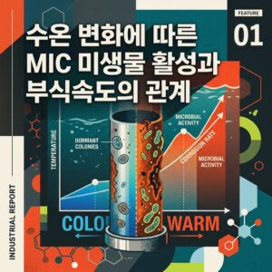 수온 변화에 따른 MIC 미생물 활성과 부식속도의 관계