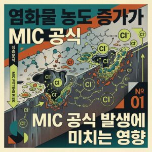 염화물 농도 증가가 MIC 공식 발생에 미치는 영향