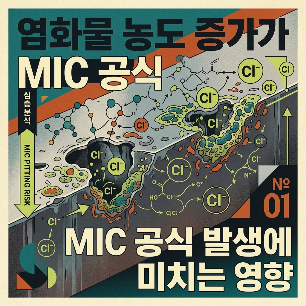 염화물 농도 증가가 MIC 공식 발생에 미치는 영향