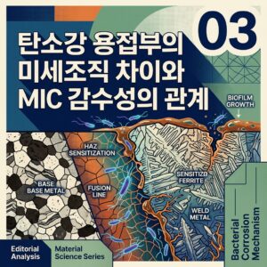 탄소강 용접부의 미세조직 차이와 MIC 감수성의 관계